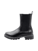 DreiMaster Damen Leder Boots in Schwarz