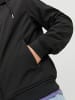 Jack & Jones Softshell Jacke mit Kapuze Trekking Outdoor Blouson JJEBASIC in Schwarz