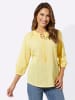 Sieh an! Bluse in zitrone
