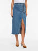 Vila Jeansrock in Medium Blue Denim