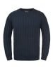 INDICODE Strickpullover IDPauletta 35415MM Strickpulli aus Grobstrick in dunkelblau