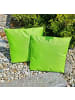 JACK 2er Set Outdoor Dekokissen Uni 45x45cm inkl. Füllung in Grün