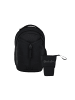 Satch Schulrucksack-Set MATCH "Blackjack" 2-teilig in Schwarz