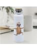 Mr. & Mrs. Panda Trinkflasche Faultier Yoga ohne Spruch in Weiß