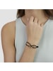 s.Oliver Armband Twisted in schwarz