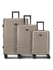 Camel Active Hanoi 4 Rollen Kofferset 3-teilig mit Dehnfalte in camel
