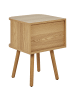 Beliani Beistelltisch SELAH in Braun - (W) 40 x (H) 54 x (L) 40 cm