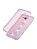 cadorabo Hülle für Samsung Galaxy J5 2015 Strass Design in TRANSPARENT ROSA