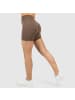 SMILODOX Shorts Nomeli Scrunch in Braun