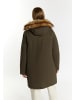 DreiMaster Vintage Damen Winterparka in Dunkeloliv