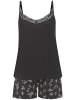 VIVANCE DREAMS Shorty in schwarz-geblümt