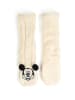 Disney Disney Mickey Mouse Hüttensocken Haussocken Sherpa Kuschelsocken in weiß