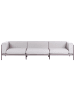 Beliani Gartensofa FERRETTI in Beige - (W) 275 x (H) 68 x (L) 73 cm