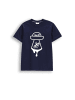 Coccodrillo T-Shirt mit kurzem Ärmel in dunkelblau