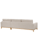 Beliani Ecksofa SIGGARD in Beige/Braun - (W) 321 x (H) 92 x (L) 168 cm