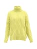 myMo Rollkragenpullover in LIMETTE