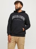 JACK & JONES PLUS Kapuzenpullover in Black
