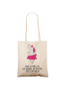 Mr. & Mrs. Panda Tragetasche Einhorn Ballerina mit Spruch in Creme