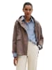 Marc O'Polo Cape-Jacke mit Kapuze relaxed in Chalky Brown