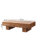 KADIMA DESIGN Couchtisch Massiv-Holz 120cm breit Design Wohnzimmer-Tisch in Massivholz
