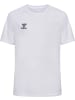 Hummel Kinder Sportshirt "Hmlessential Jersey S/S Kids" in Weiß