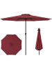 COSTWAY Sonnenschirm 350 cm in Rot