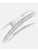 Diamant L'éternel Eternity-Ring aus 375 Weißgold mit 0.08 Karat Diamant