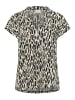 Kaffe Ärmellose Bluse BPanika Casual fit in Turtledove/Black Paint Print