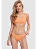 Urban Classics Urban Classics Damen Ladies Tanktop Crinkle Bikini in papaya