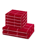 Ross 4 X Handtuch 2 X Duschtuch im Set Sensual Skin Karo in Vino