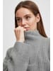 b. young BYONEMA RIB JUMPER - KNIT Oversize fit in Mid Grey Melange