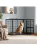Feandrea Tiertransportbox Dack in Schwarz - (B)107 x (H)75 x (T)70 cm