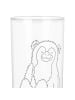 Mr. & Mrs. Panda Glas Affe ohne Spruch in Transparent