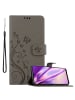 cadorabo Hülle für Samsung Galaxy A42 5G / M42 5G Blumen Design in FLORAL GRAU