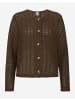 BRAX  Strickjacke Brenda L in Dark Brown