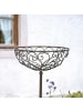 AltoBelli Gartenstecker DORO Pflanzkorb Stab Antik Braun 120x40 cm