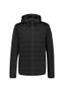 Icepeak Hybrid-Midlayer Jacke Aikera in Schwarz