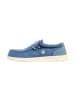 Serge Blanco Mokassin aus Leder Saint Jean Blau