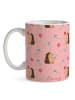 Mr. & Mrs. Panda Kaffeetasse Igel Luftballon ohne Spruch in Rosa