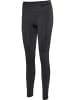 Hummel Hummel Tights Hmlmt Yoga Damen Atmungsaktiv Feuchtigkeitsabsorbierenden Nahtlosen in BLACK MELANGE