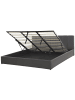 Beliani 2-tlg Doppelbett DREUX in Grau