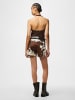 Pieces Shorts in Black Coffee