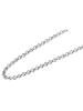 Adeliás Unisex Halskette – Erbskette aus Edelstahl 50 cm in silber