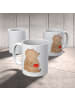 Mr. & Mrs. Panda Becher Bär Kaffee ohne Spruch in Weiß
