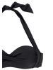 LASCANA Bügel-Bandeau-Bikini-Top in schwarz
