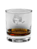 Mr. & Mrs. Panda Tumbler Glas Rabe Sombrero mit Spruch in Transparent