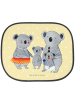 Mr. & Mrs. Panda Sonnenblende Auto Koala Familie ohne Spruch in Gelb Pastell