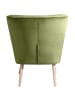 58 aufm Kessel SESSEL Kassi Bezug Samtvelours Buche natur / oliv