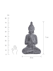 Butlers Statue Höhe 71cm BUDDHA in Grau