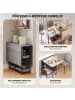 HOMCOM Esstisch in Grau 133,4L x 80B x 75H cm